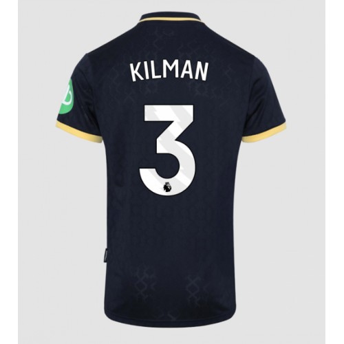 Lacne Muži Futbalové dres West Ham United Max Kilman #3 2025-26 Krátky Rukáv - Tretina